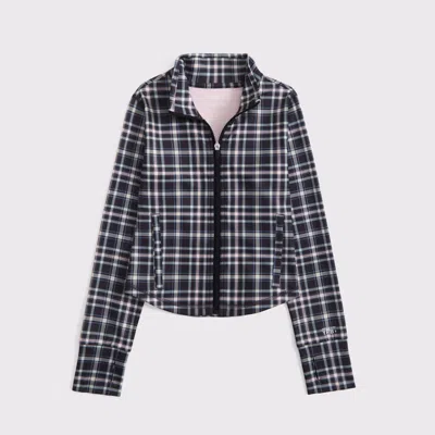 Abercrombie & Fitch Ypb Mockneck Full-zip In Multi