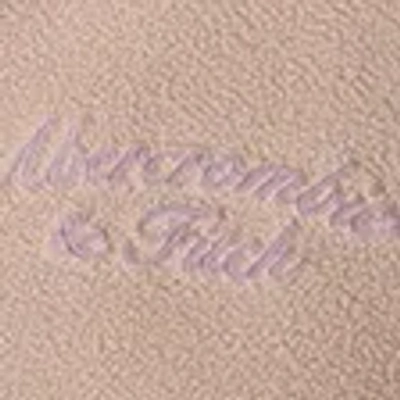 Abercrombie & Fitch Cozy Half-zip Popover Hoodie In Brown