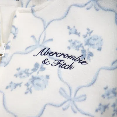 Abercrombie & Fitch Cozy Half-zip Popover Hoodie In Brown