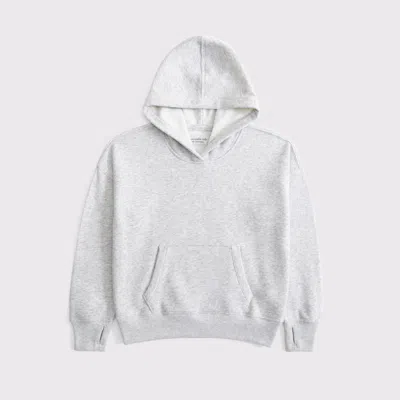 Abercrombie & Fitch Essential Popover Hoodie In Gray