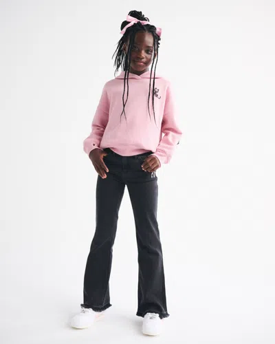 Abercrombie & Fitch Spooky Graphic Popover Hoodie In Pink