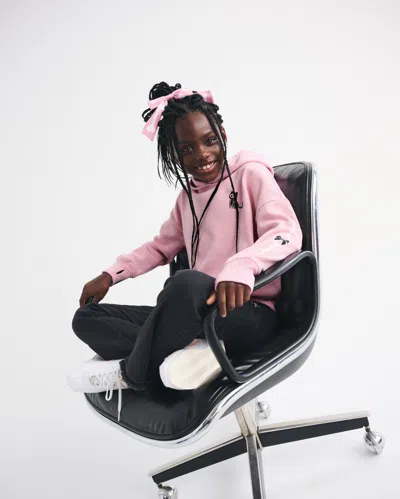 Abercrombie & Fitch Spooky Graphic Popover Hoodie In Pink