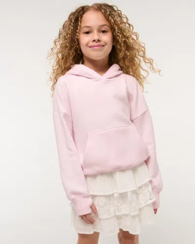 Abercrombie & Fitch Essential Popover Hoodie In Pink