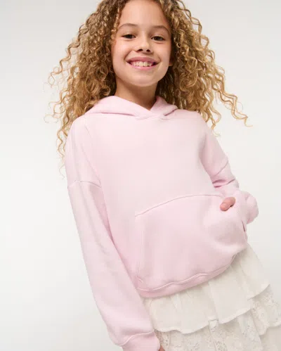 Abercrombie & Fitch Essential Popover Hoodie In Pink