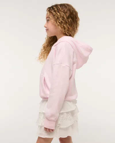 Abercrombie & Fitch Essential Popover Hoodie In Pink