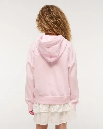 Abercrombie & Fitch Essential Popover Hoodie In Pink