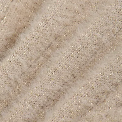 Abercrombie & Fitch Slouchy Non-closure Shine Cardigan In Brown