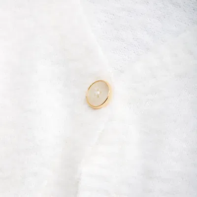 Abercrombie & Fitch Button Cardigan In Neutral