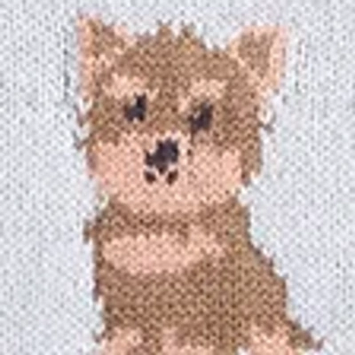 Abercrombie & Fitch Oversized Graphic Crew Sweater In Gray