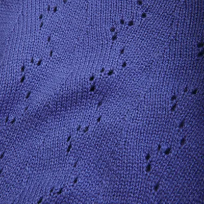 Abercrombie & Fitch Stitched Crew Sweater In Blue