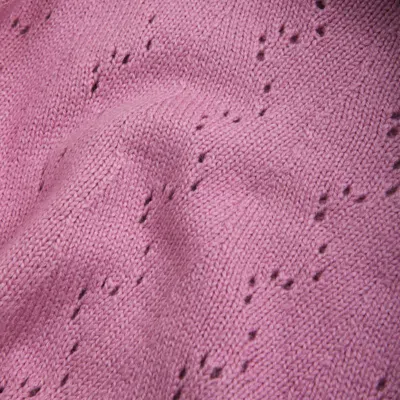 Abercrombie & Fitch Stitched Crew Sweater In Pink