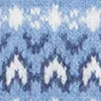 Abercrombie & Fitch Oversized Logo V-neck Sweater In Blue