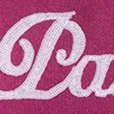 Abercrombie & Fitch Graphic Crew Sweater In Burgundy