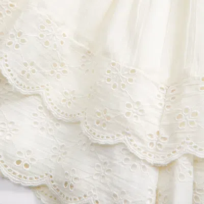 Abercrombie & Fitch Ruffle Shorts In Yellow