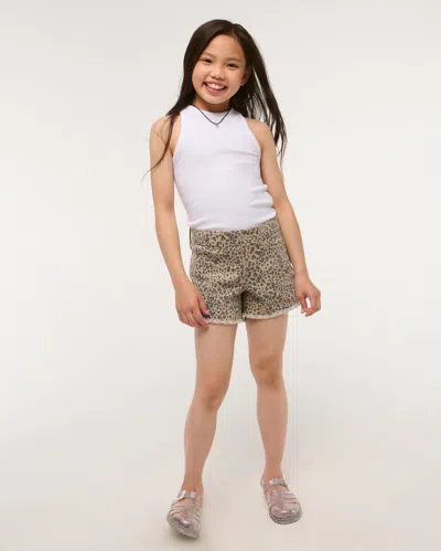 Abercrombie & Fitch High Rise Relaxed Shorts In Black