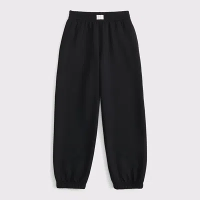 Abercrombie & Fitch Ypb Neoknit Baggy Joggers In Black