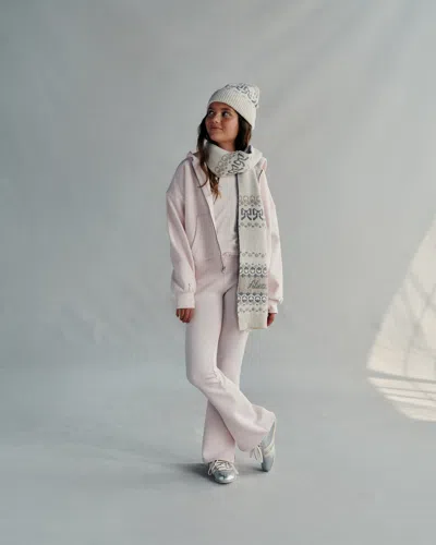 Abercrombie & Fitch Ypb Neoknit Bootcut Bow Sweatpants In Neutral