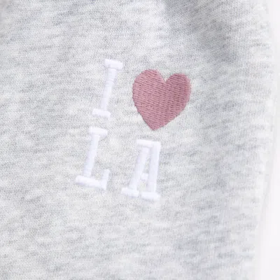 Abercrombie & Fitch Graphic Fleece Sweatpants In Gray