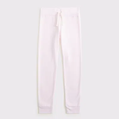 Abercrombie & Fitch Essential Fleece Leggings In Pink
