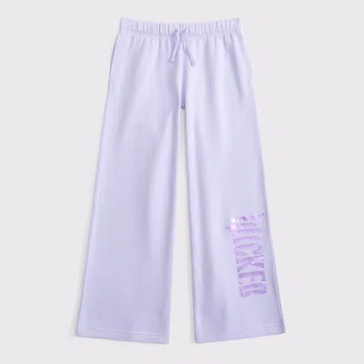 Abercrombie & Fitch Wicked Low Rise Baggy Sweatpants In Purple