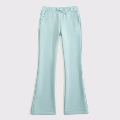 Abercrombie & Fitch Ypb Neoknit Bootcut Sweatpants In Blue