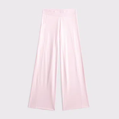 Abercrombie & Fitch Ypb Wide Leg Sweatpants In Pink