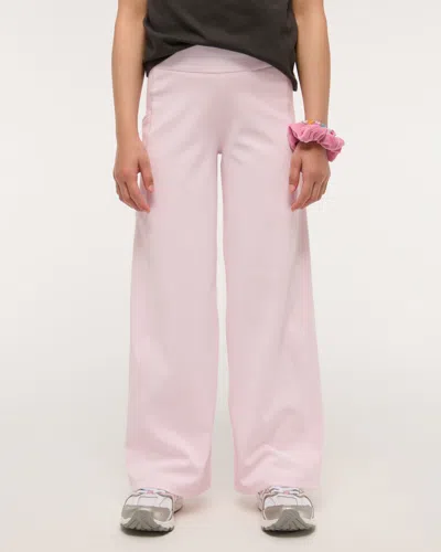 Abercrombie & Fitch Ypb Wide Leg Sweatpants In Pink