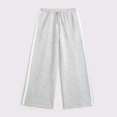 Abercrombie & Fitch Ypb Low Rise Track Pants In Gray