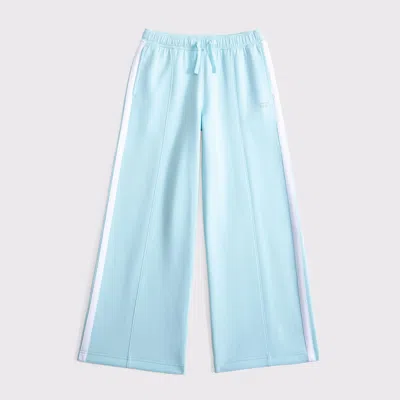 Abercrombie & Fitch Ypb Neoknit Low Rise Track Pants In Blue