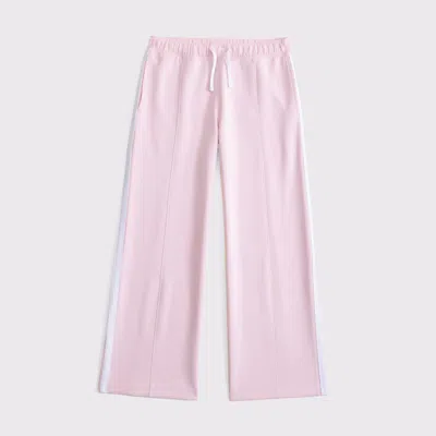 Abercrombie & Fitch Ypb Low Rise Track Pants In Pink