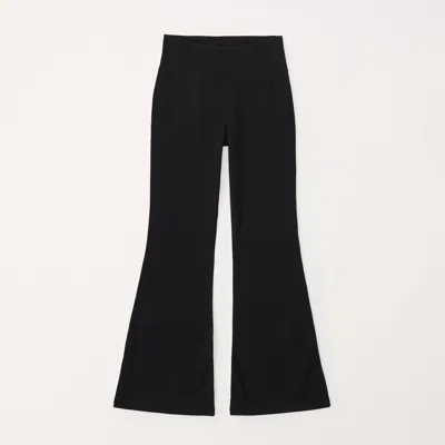 Abercrombie & Fitch Essential Knit Flare Leggings In Blue
