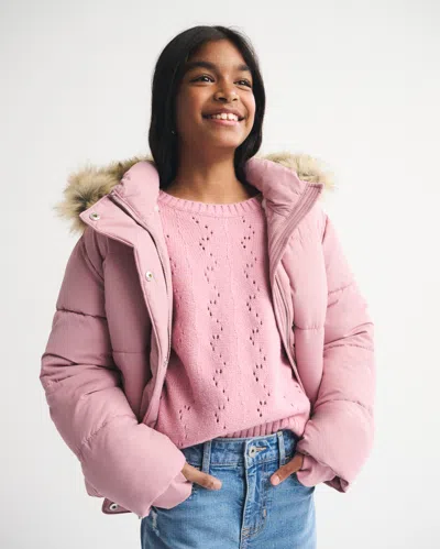 Abercrombie & Fitch A&f Ultra Puffer In Pink