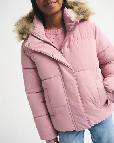 Abercrombie & Fitch A&f Ultra Puffer In Pink