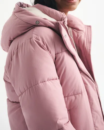 Abercrombie & Fitch A&f Ultra Puffer In Pink