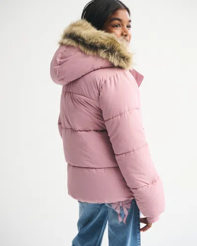 Abercrombie & Fitch A&f Ultra Puffer In Pink