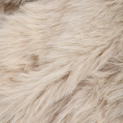 Abercrombie & Fitch Faux Fur Zip Jacket In Brown