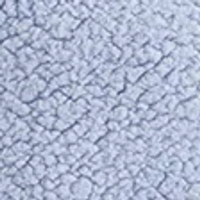 Abercrombie & Fitch Sherpa Puffer Vest In Blue