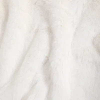 Abercrombie & Fitch Sherpa Bomber Jacket In White