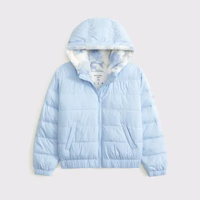 Abercrombie & Fitch Cozy Puffer In Blue