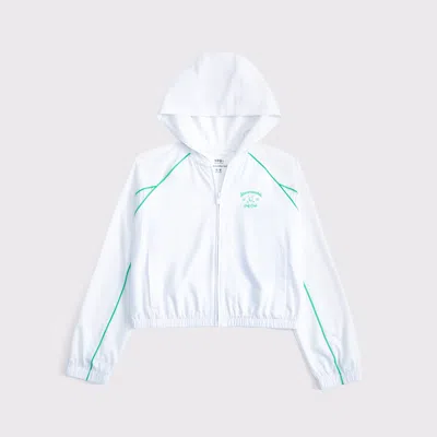 Abercrombie & Fitch Ypb Abercrombie Golf Club Jacket In White