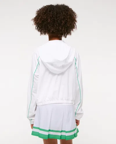 Abercrombie & Fitch Ypb Abercrombie Golf Club Jacket In White