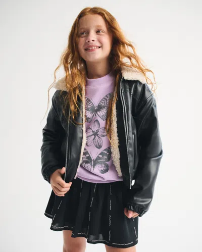 Abercrombie & Fitch Beaded Micro Mini Skort In Black