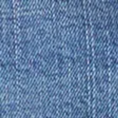 Abercrombie & Fitch Low Rise Denim Micro-mini Skort In Blue