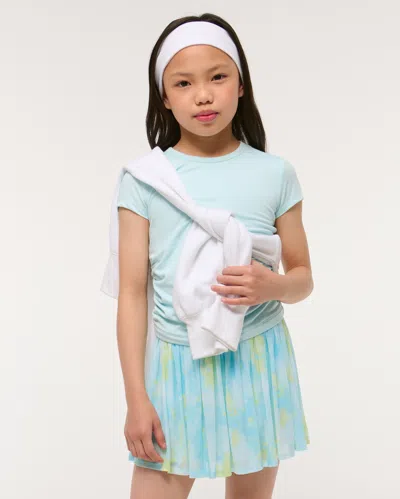 Abercrombie & Fitch Ypb Mesh Skort In Green