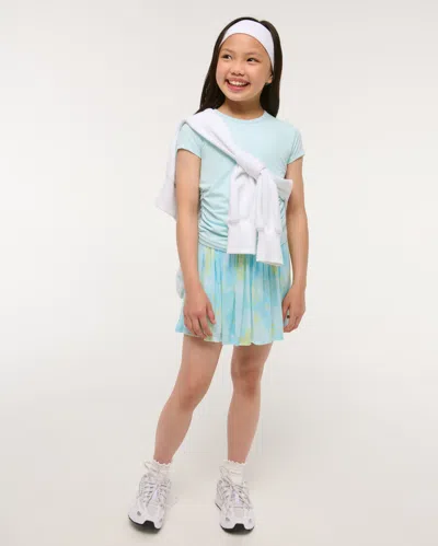 Abercrombie & Fitch Ypb Mesh Skort In Green