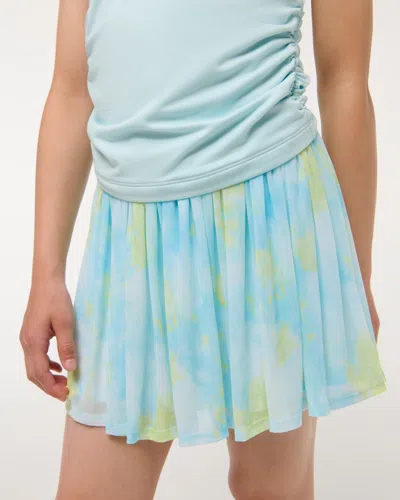 Abercrombie & Fitch Ypb Mesh Skort In Green