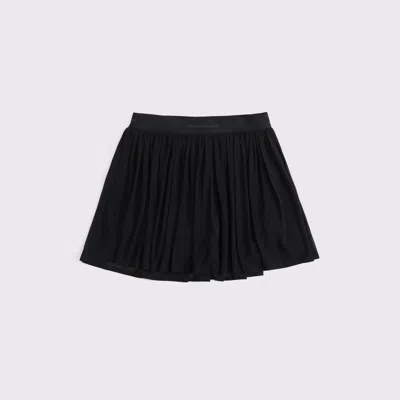 Abercrombie & Fitch Ypb Mesh Skort In Black