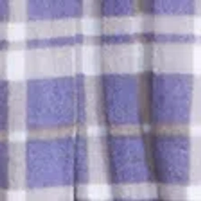 Abercrombie & Fitch Smocked Squareneck Set Top In Blue