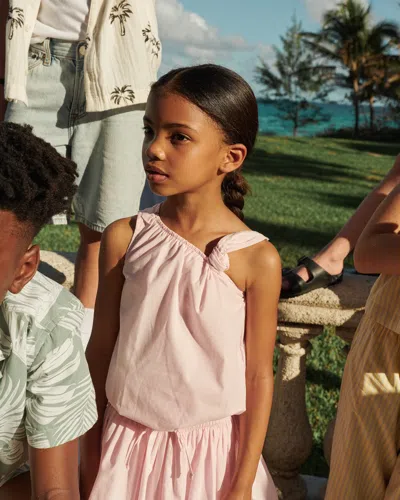 Abercrombie & Fitch Poplin Asymmetrical Set Top In Multi