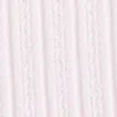 Abercrombie & Fitch Pointelle Lace-trim Top In Pink